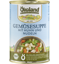 Gemüsesuppe mit Huhn, 400g