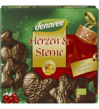 Herzen&Sterne mit Orangenfüllung, 250g