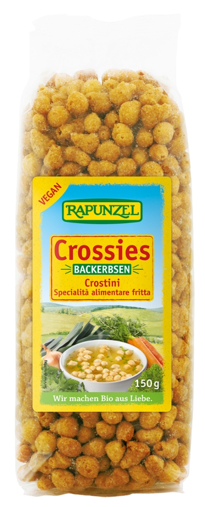 Backerbsen, Crossies, 150g