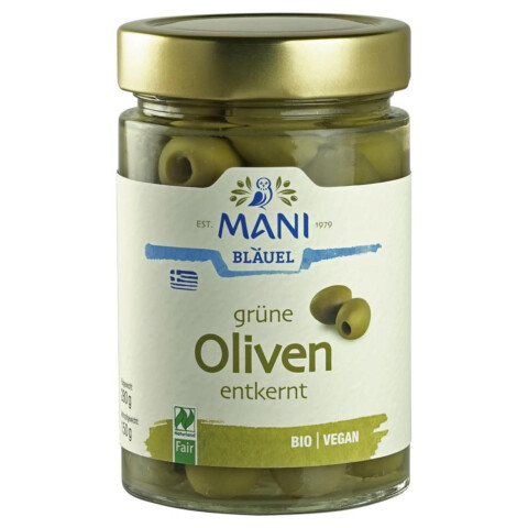 Oliven in Lake, grün, entkernt, 280g