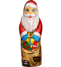 Vollmilch-Weihnachtsmann in Stanniolpapier, 50g