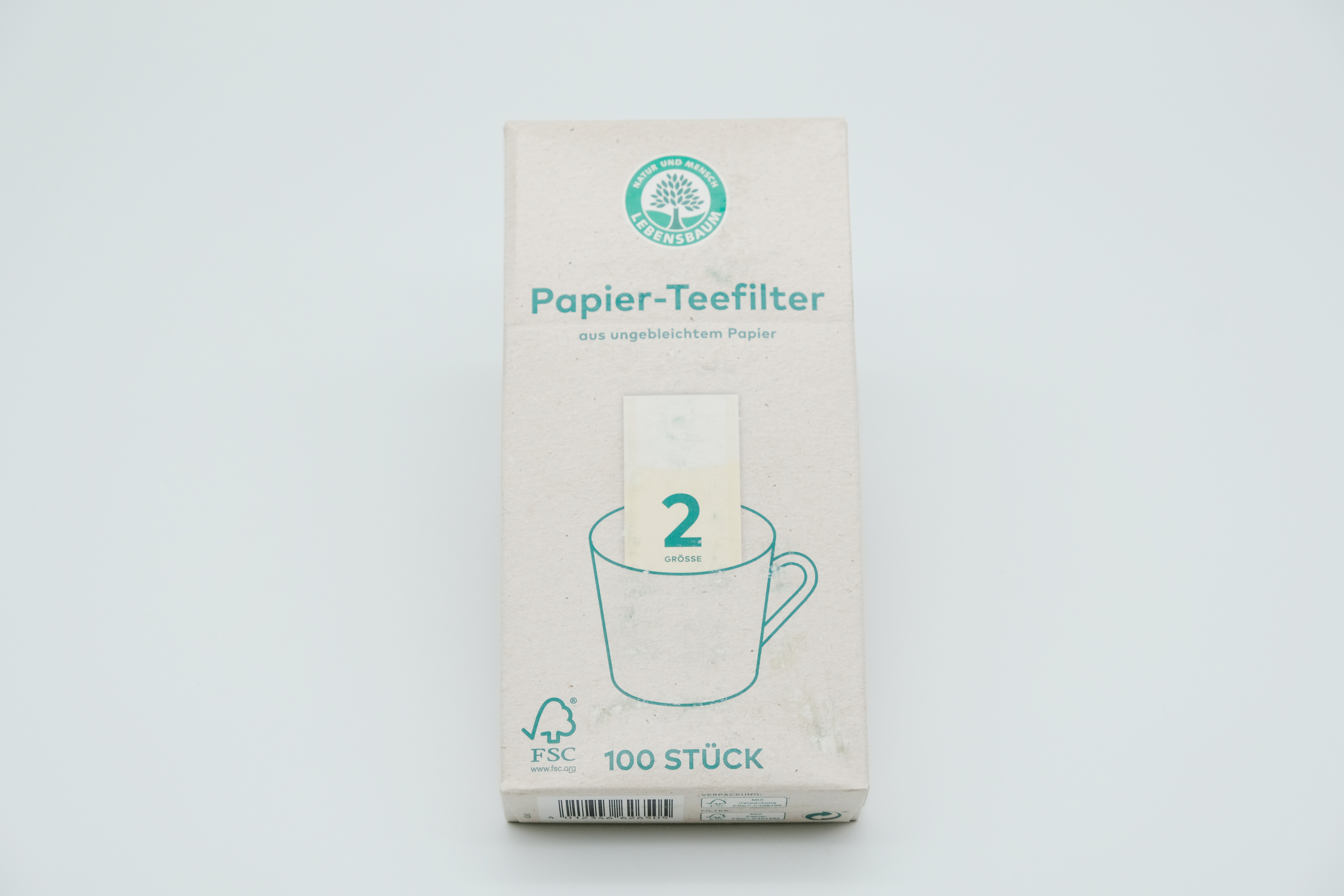 Teefilter, Papier, Gr.2