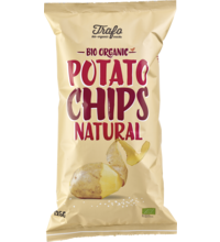 Kartoffelchips, natur, gesalzen, 125g